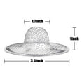 thumbnail image 2 of Shower Hair Drain Catcher, Stainless Steel Sink Strainer Hair Catcher Basket Filter Trap Fits Most Kitchen Sinks, Bathroom Sinks, Shower Tub Drains(4 Pack), 2 of 7