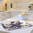 thumbnail image 6 of FREEAMG Floral Hummingbirds Dish Drying Mats Tableware Absorption Water Mat Home Decor Drying Pad for Kitchen Countertop, 16 X 18 Inch, 6 of 7