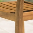 thumbnail image 5 of Stella Outdoor Acacia Wood Dining Chairs, Set of 2, Teak Finish), 5 of 9