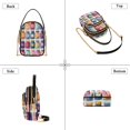 thumbnail image 3 of FORMRS Crossbody Bag for Women Quilted Travel Shoulder Cell Phone Purse with Chain Strap Handbag, Blue Jam Jars, 3 of 7