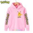 thumbnail image 1 of Sudaderas con capucha de Pokémon Kawaii para niños, Ropa para Niñas, Tops para niños, sudadera con estampado de juego, jerséis de manga larga, ropa de calle para bebés qym unisex, 1 of 2