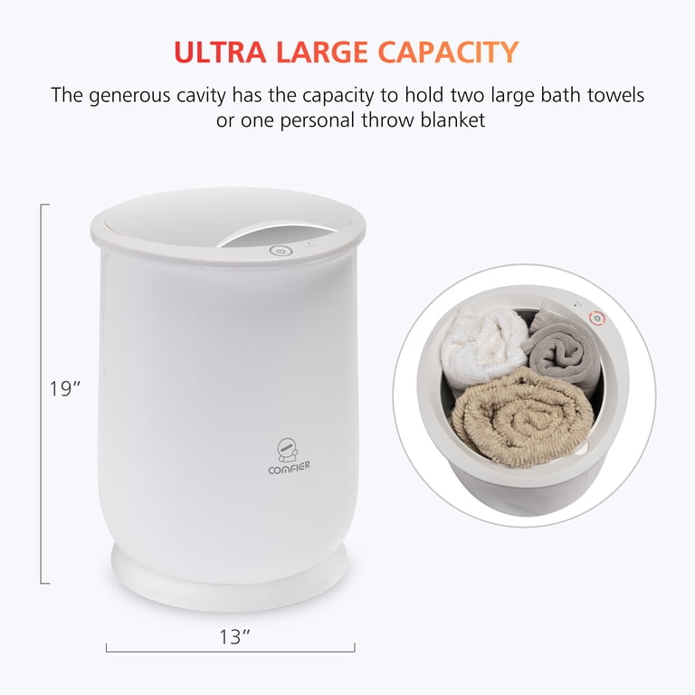 COMFIER Towel Warmer Bucket, Large Towel Warmers, Hot Towel Heater, Gifts  for Mom/Dad - E1819 - Walmart.com