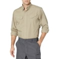 thumbnail image 1 of Camisa De Campo Ultraligera Manga Larga Caqui Hombre Poli Algodón Ll, 1 of 2