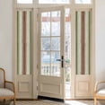 thumbnail image 2 of Sage Green Window Privacy Film, Farmhouse Wood Grain Vintage Brown Striped Static Cling UV Sun Blocking Heat Control Window Tint Day and Night,Non-Adhesive One Way Windows Privacy Cover 17.7''x78.7'', 2 of 7