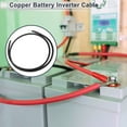 thumbnail image 7 of Unique Bargains 1 Pc 8 AWG Gauge 3Ft Tinned copper Battery Inverter Cable 3/8" 5/16" Lug Universal Black, 7 of 7