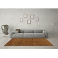 thumbnail image 3 of Ahgly Company Indoor Square Abstract Orange Modern Area Rugs, 8' Square, 3 of 4