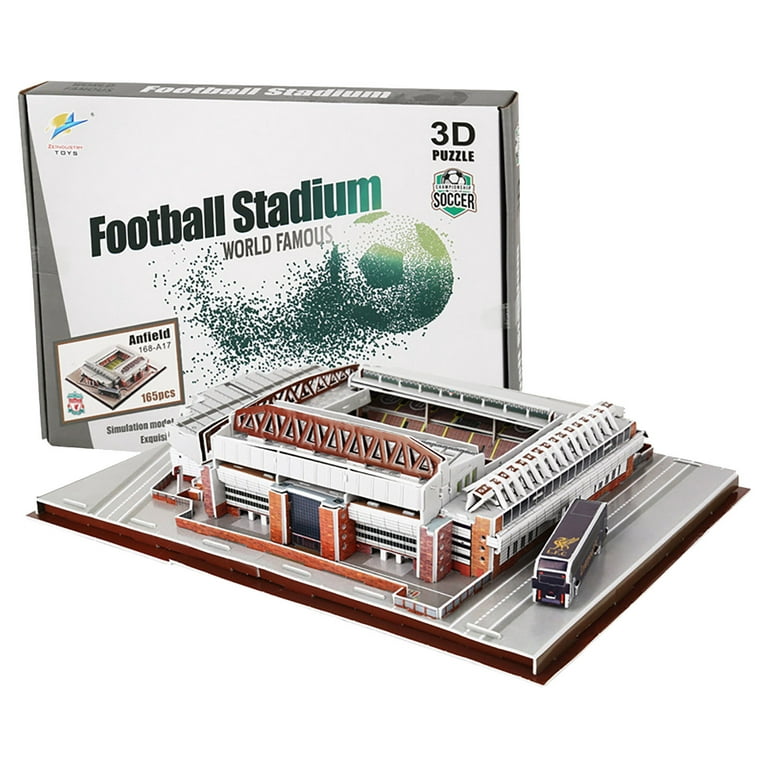 Fridja 3D Puzzle Soccer Club Venues DIY Model Puzzle Toy Paper Building  Stadium Football Soccer Game Gifts 