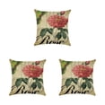 thumbnail image 1 of Maytalsory Easy To Change Flowers Pillowcase Addition To Home Decor Polyester Decorative Pillow Cushion Covers Soft Durable kztym001-4 3Set, 1 of 6