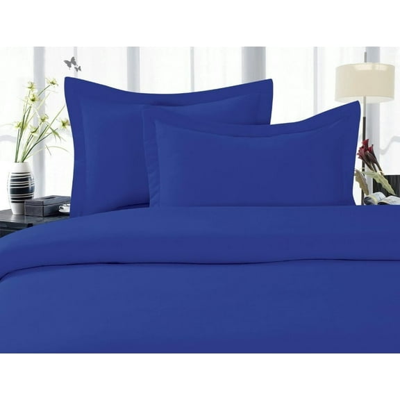 1800 Series Wrinkle 4-Piece Bed Sheet set, Deep Pocket - King Royal Blue