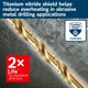 thumbnail image 5 of Broca Bosch TI2139IM Impact Tough™ de nitruro de titanio 3/16 pulgadas, 5 of 5