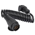 thumbnail image 4 of Soporte de conector de remolque - Adaptador de conector de cable de resorte de cableado de enchufe de remolque de 13 pines para caravana de remolque, 4 of 5