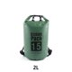 thumbnail image 4 of Greeniant Bolsas impermeables, mochila multifuncional para exteriores, bolsa plegable para Kayak, Rafting, piscina, pesca, canotaje, deportes Deportes acuáticos Verde oscuro 2L solo hombro, 4 of 6