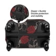 thumbnail image 4 of Naloa Skull and Red Roses Elastic Suitcase Protector, Travel Suitcase Protector Cover Fits 18-32in Suitcase - Small, 4 of 9