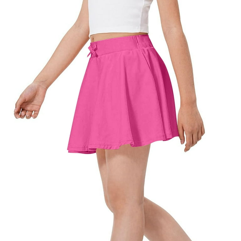 Cethrio Athletic Skirts for Girls, Pleated Summer A-line Dance