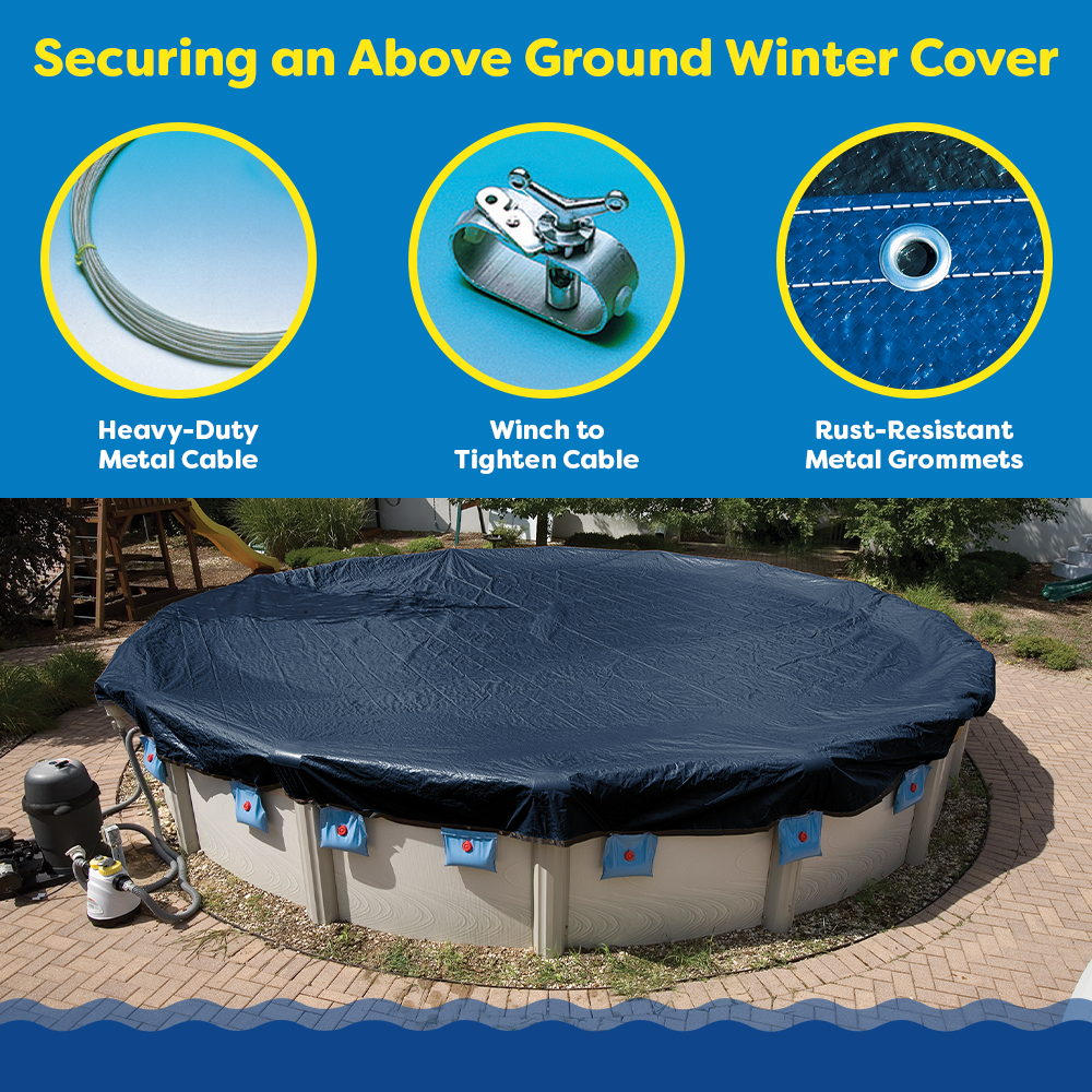 In The Swim Super Polar Plus Above Ground Pool Winter Cover - Thumbnail 5