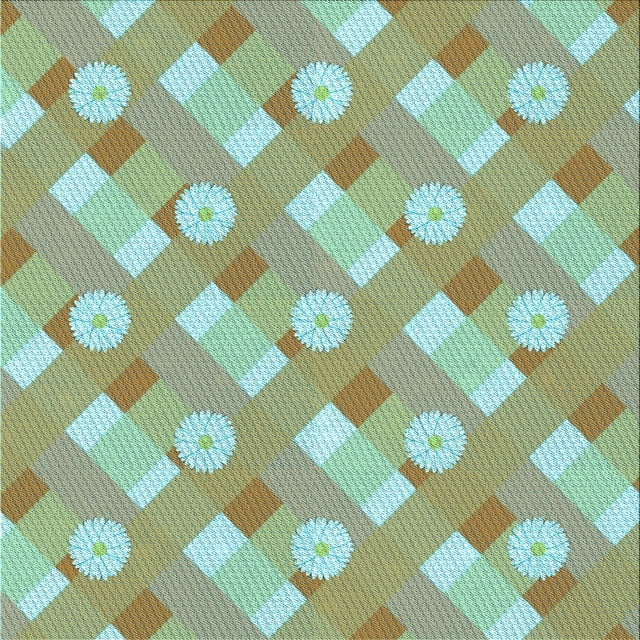 Ahgly Company Tapis d'Intérieur Lavable en Machine Carré Transitionnel Bleu Vert, 8 Pieds Carré