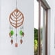 thumbnail image 4 of Campanillas para jardín, vidrieras colgantes, decoración colgante, manualidades, hojas para balcón, jardín, adornos de entrada para Zulema Campanas de viento, 4 of 8