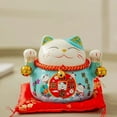 thumbnail image 6 of Yesbay Saving Jar Large Capacity Ceramic Japanese Style Lucky Cat Piggy Bank, 6 of 7
