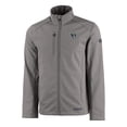 thumbnail image 2 of Men's Cutter & Buck  Gray Gwinnett Stripers  Evoke Eco Softshell Recycled Full-Zip Jacket, 2 of 3