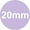 Light Purple-20MM Thick, variant on YR Large Yoga Exercise Mat 78x51" 1/2" Thick NBR Foam Indoor Workout Mats with Carry Bag, Cream Yellow