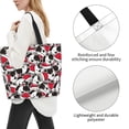 thumbnail image 3 of Disketp Cute Dog Bolsa Tote Estampada para Mujer, Bolso de Hombro y de Mano para Compras y Viajes, 3 of 8