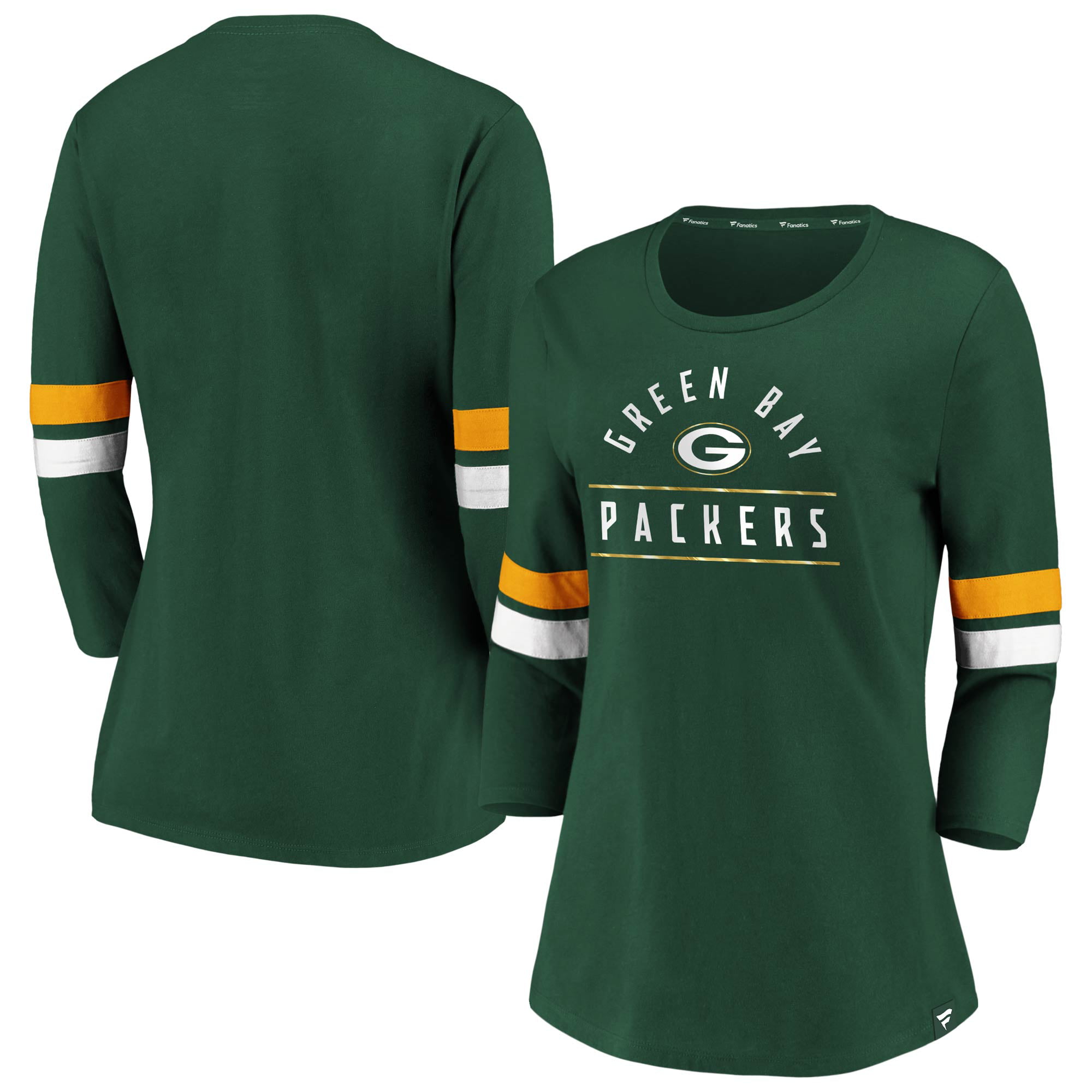 New Green Bay Packers T-Shirt Women's Fanatics Iconic Splatter Graphic T-Shirt 