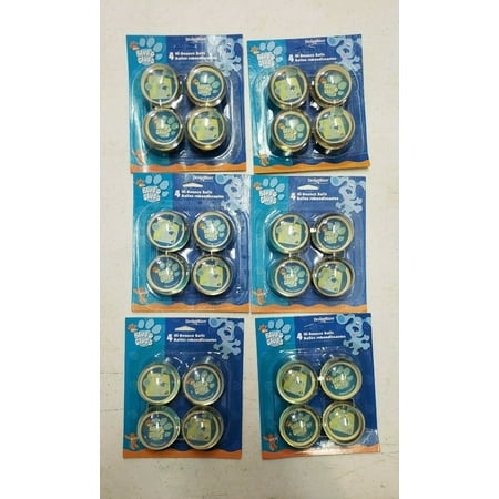 American Greetings DesignWare Blues Clues Hi-Bounce Balls 6 packs of 4 NIP