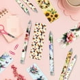 1Set 12Pcs Plastic Rub on Transfer Stickers Waterproof Cup Wrap ...