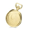 thumbnail image 2 of Charles Hubert Gold Finish Brass With Shield Pocket Watch; for Adults and Teens; for Women and Men, 2 of 4