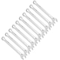 thumbnail image 3 of QUTETN 10-Piece Open Ended Dual Purpose Ratcheting Wrench Set  10mm  Chrome Vanadium Steel - Essential Hand Tool Kit for Industrial Use, 3 of 9