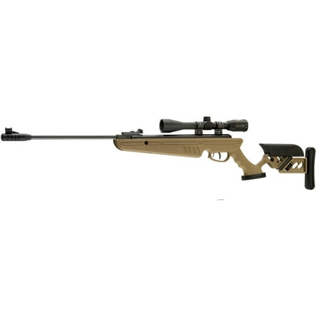 Swiss Arms TG-1 .177cal Break Barrel Airgun Rifle with 4x40 Scope, Tan