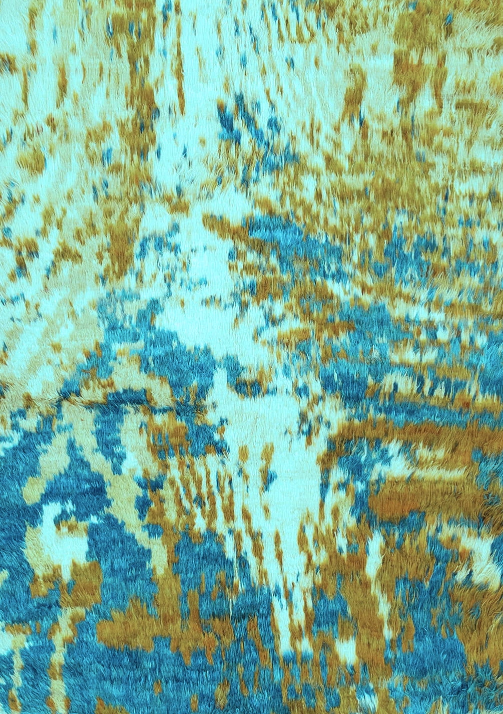 Rectangular Rug Light Blue Ahgly Company Indoor Rectangle Abstract Light Blue Modern Area Rugs, 5 ...