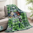 thumbnail image 2 of Football Blanket Gifts, Football Style Throw Blanket for Football Fans, Super Soft Cozy Football Flannel Blanket for Bedroom Living Room 60" X 50", 2 of 6