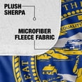 thumbnail image 4 of Logovision Blanket, 50"x60", Nebraska Flag Silky Touch Sherpa Back Super Soft Throw Blanket, 4 of 5