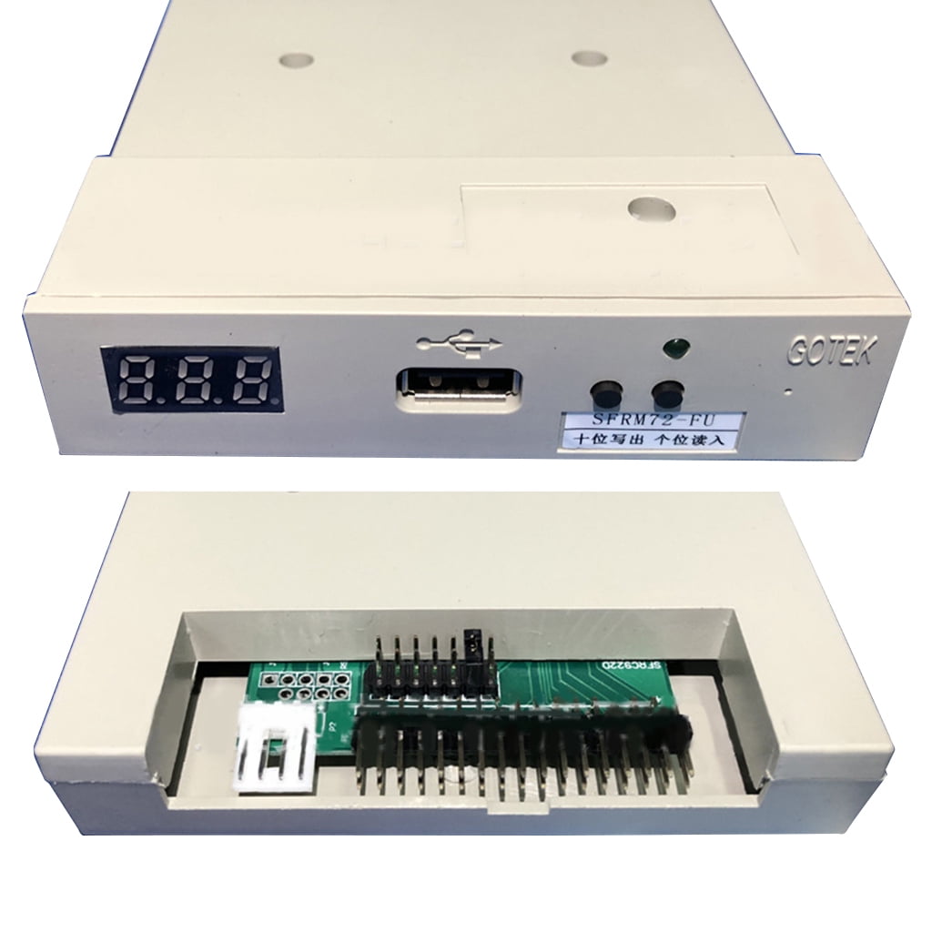 Zeiwohndc USB Floppy Disk Reader Drive 3.5in External Portable 720KB FDD Diskette Drive