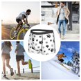 thumbnail image 7 of Men's Boxer Briefs, Cute paw prints black grey Soft Comfy Mens Underwear Boxer Briefs Breathable With Widen Waist, 7 of 7
