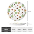 thumbnail image 2 of Disketp Tree Squirrel Ceramic Plate Dinner Plates Bone China Decorative Plates Art Ceramic Ornaments for Wall Hanging Decoration -7in, 2 of 6