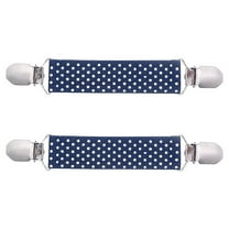 Prolriy Glove Clips for Kids Stainless Steel Mitten Clips Elastic Glove and Mitten Clips for Kids 1 Pair Anti-Slip Clips One Size