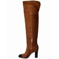 thumbnail image 2 of Veronica Beard Conrad Suede Over-The-Knee Boot, 10, Brown, 2 of 5