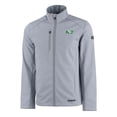 thumbnail image 2 of Men's Cutter & Buck Gray North Dakota Evoke Eco Softshell Recycled Full-Zip Jacket, 2 of 3