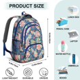 thumbnail image 5 of Paisley Pattern Backpack for School,Cute School Bag,Schoolbag with Adjustable Shoulder Straps & Padded Back,16.9 Inch, 5 of 5