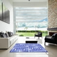 thumbnail image 7 of Ahgly Company Machine Washable Indoor Rectangle Transitional Blue Angel Blue Area Rugs, 4' x 6', 7 of 7