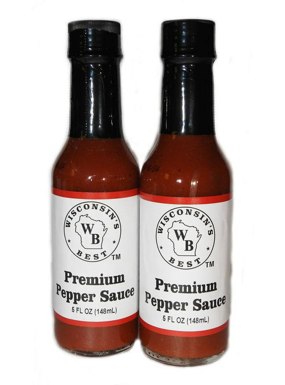 Wisconsin's Best Premium Pepper Sauce, 5 oz, 2 ct