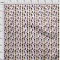 thumbnail image 4 of oneOone Viscose Jersey White Fabric Skull Quilting Supplies Print Sewing Fabric By The Yard 60 Inch Wide-aB, 4 of 5