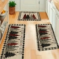 thumbnail image 5 of AJKSFHIU Christmas Kitchen Rugs Sets Of 2,Merry Christmas Kitchen Floor Mats,Xmas Decor Non Slip Holiday Kitchen Rug,Buffalo Plaid Xmas Trees Christmas Kitchen Decor For Home, 5 of 8