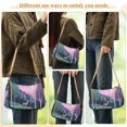 thumbnail image 4 of FORMRS Womens Shoulder Bag with Chain Strap Clutch Purse Cute Tote Handbag, Green Night Deer, 4 of 7
