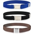 thumbnail image 1 of Xingzhi 3piece Children S Stretch Belt Available In Multiple Colors Adjustable And Stylish Any Occasion 1Set, 1 of 6