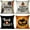 Halloween 08, variant on Set of 4 Halloween Pillow Covers 18x18 Inch Trick or Treat Pumpkin Decor Throw Pillow Covers Black Halloween Cushion Covers Linen Square Pillow Cases for Home Outdoor Sofa Couch (18 by 18)