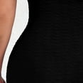 thumbnail image 4 of QUNYINEY Wedding Guest Cocktail Dress for Women Black Mini Party Sleeveless Bodycon Dresses Crew Neck Ruched Formal Elegant Slim Fit Dresses, 4 of 6