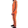 thumbnail image 2 of Riflessi Men's Athletic Sports Casual 2 Piece Reflective Tracksuit Hoodie Jogger Pants Sweatsuit Set (Neon Orange, M), 2 of 4